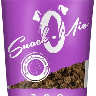 Snackomio Venandi Animal Croccanti Dadi Di Carne Di Cavallo - Mastica Premium Per Cani - 125 g