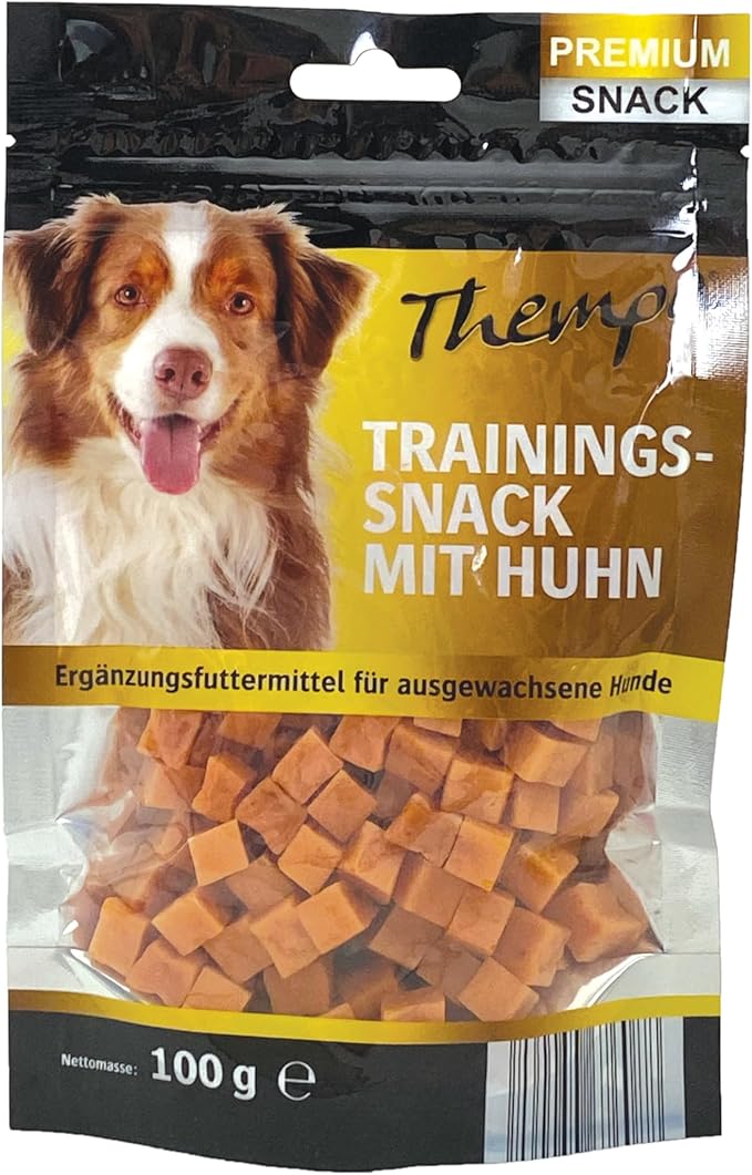 Thempa - Spuntino da allenamento con pollo, 100 g, per cani