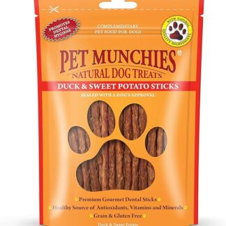 Animale domestico Munchies anatra bacchette - 100g