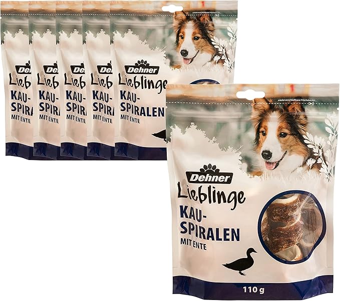 Dehner Adulto, snack per cani a forma di anatra, 6 x 110 g (660 g)