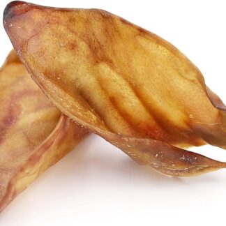 BREERs, orecchie di maiale secche per cani, 5 kg, articolo da masticare in maiale, senza cereali, spuntino da masticare per cani, produzione tedesca