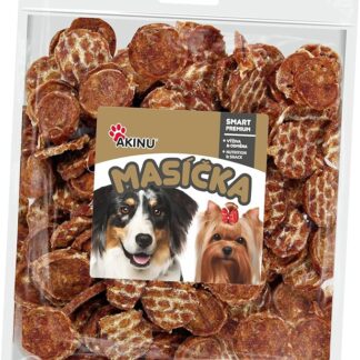 Akinu Carne di patatine d'anatra per cani, confezione da 6 pezzi – 6 x 300 g