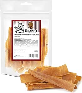 STRISCE DI PELLE DI TESTA DI MANZO