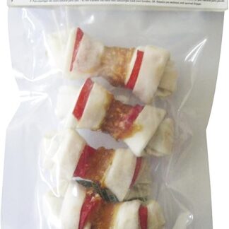 Croci King Bone - Osso per Cane con Pollo, Snack Premio masticativo per Cani, Dental Stick per la Pulizia dei Denti, 6 cm, 5 Pezzi