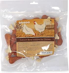 Biazoo Muslito di Pollo e Calcio 500 gr Snack per Cani Adatto a Tutte Le Razze e Formati. Snack Altamente digeribile e con un alto contenuto proteico