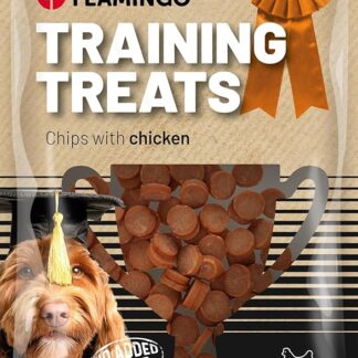Flamingo Snack per L'ADDESTRAMENTO Chips di Pollo 60G