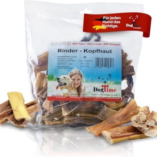 Dog Time - Cibo per animali domestici, 500 g, essiccato, snack da masticare sano, 100% manzo per cani, senza zucchero e additivi