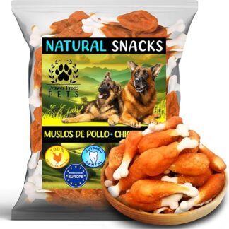 Snack Naturali per Cani – Cosce di Pollo 500 g – Premi Sani e Resistenti