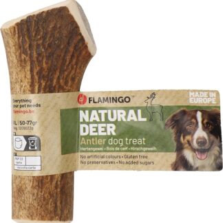 bastoncini per cani – Snack Nature Corna di Cervo Easy – Taglia XL – 77g – corna segate – accesso facilitato al midollo – dall’Europa