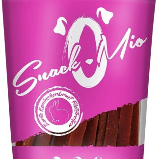 Snackomio Venandi Animal Delicati Straccetti Di Filetto Di Petto Di Coniglio - Mastica Premium Per Cani, 70G - 70 g