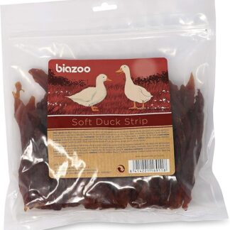 Biazoo Petti morbidi di anatra 500 gr Snack per cani adatti a tutte le razze e dimensioni. Snack Altamente digeribile e ad alto contenuto proteico.