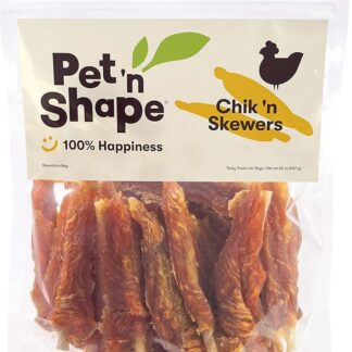 Pet 'n Shape Chik 'N Spiedini – Pelle bovina avvolta di pollo – tutti i trattamenti naturali per cani, pollo, 0,9 kg