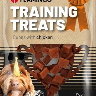 Flamingo Snack per L'ADDESTRAMENTO CUBETTI di Pollo 60G