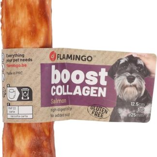 Flamingo Boost Bastoncino con Salmone E COLLAGENE 12,5CM 25MM 1PZ