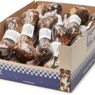 Frigera Osso di prosciutto, 1 pezzo, 350 g, snack da masticare a lunga durata per cani, supporta la pelle e il pelo, favorisce le articolazioni sane, senza cereali e senza glutine