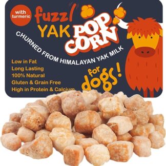 Fuzzl Bocconcini Naturali per Cani 120g con Curcuma e Latte di Yak Himalayano