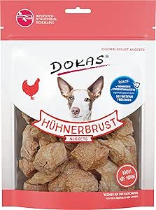 DOKAS - Snack per cani essiccati al congelamento, ideale per lo spuntino
