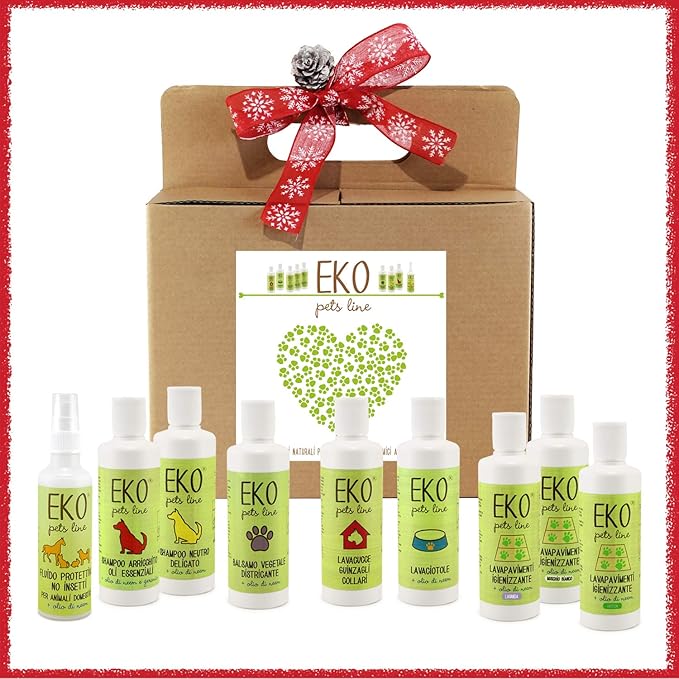 eko pets line - Prodotti per Cani e Animali da Compagnia. Ecologici e Naturali con Olio di Neem - Idea Regalo