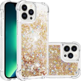 Didan Nadoli Glitter Sabbie Mobili Liquido Custodia per iPhone 12 PRO,Cover Antiurto Brillantini Trasparente Silicone TPU Sottile Bling Case Bumper