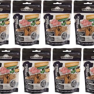 Dehner Premium - Snack per cani, 8 x 50 g (400 g)