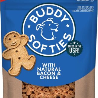 cloud Star originale morbido e gommoso Buddy biscotti, 567 gram, Bacon/formaggio