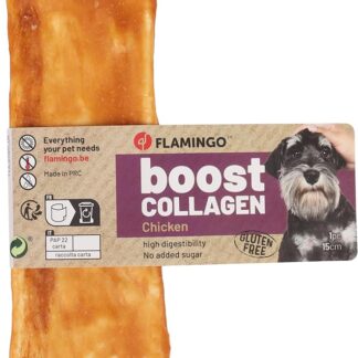Flamingo Boost Strisce con Pollo E COLLAGENE 15CM 1PZ