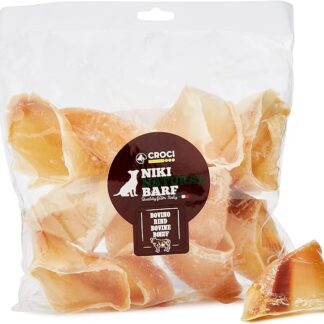 Croci Niki Natural Barf - Zoccolo di bovino bianco, snack per cani naturale, ideale per Dieta Barf, 500g
