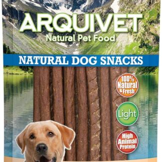 ARQUIVET Straccetti di Coniglio - 100 gr - Snack 100% naturali per cani - prelibatezze per cani - Prodotto leggero - Molto ricco di sostanze nutritive