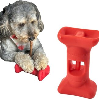 SPOT Supporto per dolcetti, dispositivo di sicurezza per bastone da bullo, supporto per formaggio di yak per cani di taglia media e grande, per aiutare a prevenire il soffocamento, 15,2 cm