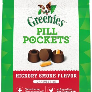 Greenies Pill Pockets Dolcetti per Cani, Senza Cereali, con Formula all’Anatra e al pisello