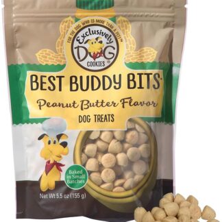Exclusively Pet Best Buddy Bits-Peanut Butter Flavor, 5-1/2-Ounce Package by Exclusively Dog