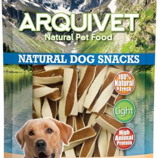 ARQUIVET Sandwich di pollo - 100 gr - Snack 100% naturali per cani - prelibatezze per cani - Prodotto leggero - Molto ricco di sostanze nutritive