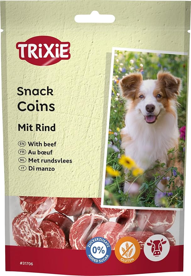 Trixie Premio Beef Coins con Manzo con 100 Gr