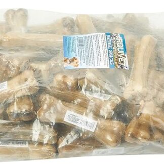 ARQUIVET Osso di bufalo pressato ripieno di tendine di bufalo - 15 cm - Scatola da 50 pezzi - 3.000 g - Snack naturale per cani