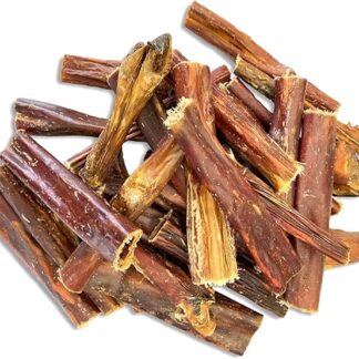 DEI NATURE Esofago di Manzo Tondo per Cani, Masticativo Naturale per Pulizia Denti, 500g, Adatto per Dieta Barf