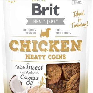 Snack per Cani VAFO PRAHA s.r.o. Brit Dog 200 g Snack Justky Monete di Pollo / 8