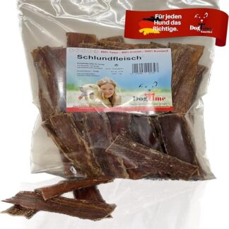 Dog Time - Cibo per animali domestici, 1000 g, essiccato, snack da masticare sano in 100% manzo per cani, senza zucchero, prodotto in Germania