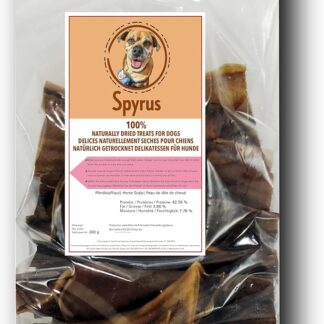 Spyrus Cavallo Scalp Cane Snack,di qualità superiore-100% naturale, pieno di vitamine e minerali. |Ideale per pasti intermedi (200g)