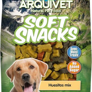 ARQUIVET Soft Snacks - Ossi piccoli mix - 100 gr - Snack per cani a forma di osso piccoli - Snack per cani - Alimento complementare