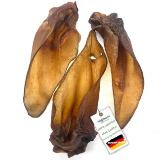 Wuffsnacks - Orecchie di manzo per cani, 25 pezzi, articolo da masticare