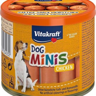 Vitakraft Salsicce Di Pollame per Cani, 120g