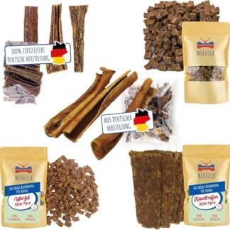 MERVELA® Cavallo monoproteico per cani | spuntino da allenamento a forma di cavallo | carne di cavallo | per cani allergici e sensibili | strisce di carne dal cavallo (5.000 grammi)