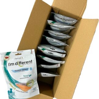 I'm different, snack liofilizzato monoproteico, Trota 10x40g