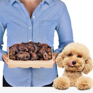 Naso di maiale prodotto naturale per cani, snack sani per la cura dei denti, fonte di proteine, ideale per dieta e lavoro a lungo termine (500 g (confezione da 1)