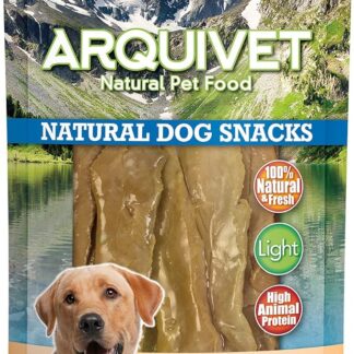 ARQUIVET Pack 12 unità - Petto d'anatra al vapore - 100 gr - Snack 100% naturali per cani - prelibatezze per cani - Prodotto leggero - Molto ricco di sostanze nutritive