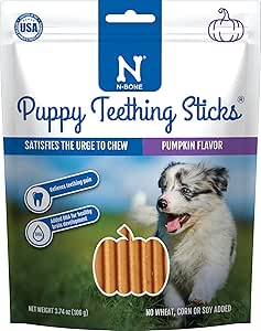 N-Bone Cucciolo di dentizione bastoni Sapore Zucca