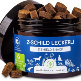 Wolfsbacher Z-Shield Snack per Cani 140 Crocchette con Olio di Cumino Nero