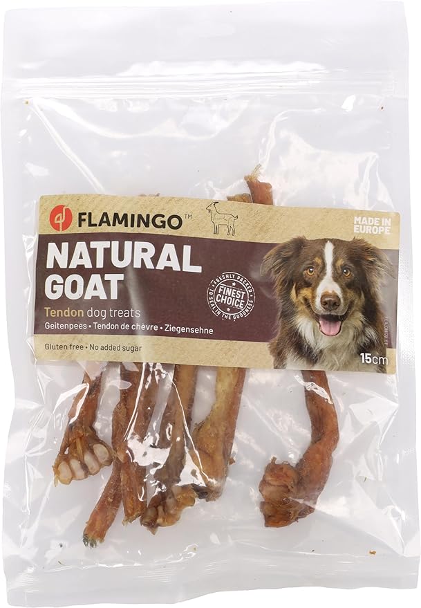 bastoncini per cani – Snack Nature Tendine di Giugulare – 15 cm – 100g – snack naturale per cani – senza glutine – senza zuccheri aggiunti – dall’Europa