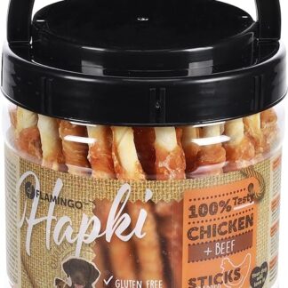 Flamingo R'HIDE Bastoncini con Pollo 12CM 7/8MM 600GR