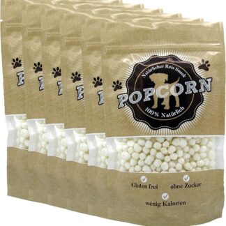Popcorn per cani con delizioso sapore del fegato, ipoallergenico, a basso contenuto di grassi e a basso contenuto di calorie, ideale per chi soffre di allergie, diabetici e come snack da allenamento |